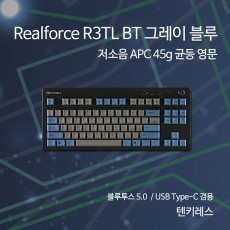 Realforce R3TL BT 그레이 블루 저소음 APC 45g 균등 영문 (텐키레스) - R3HDL1